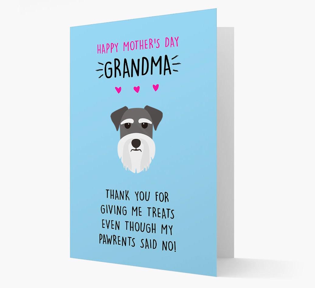 'Happy Mother's Day Grandma' Card with your {breedFullName} Icon