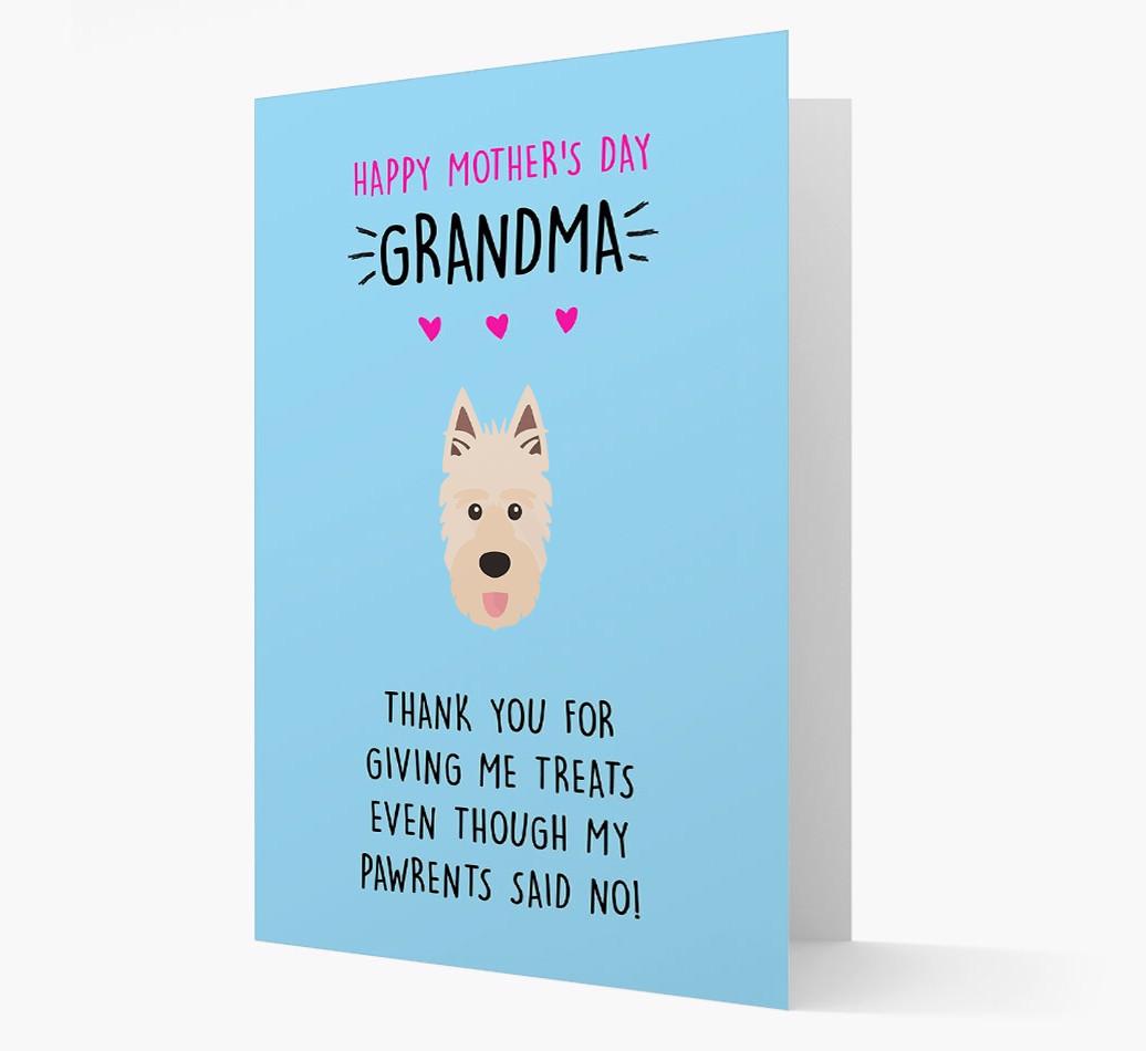 'Happy Mother's Day Grandma' Card with your {breedFullName} Icon
