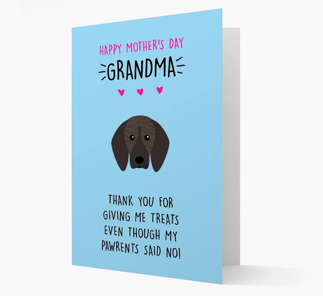 'Happy Mother's Day Grandma' Card with your {breedFullName} Icon