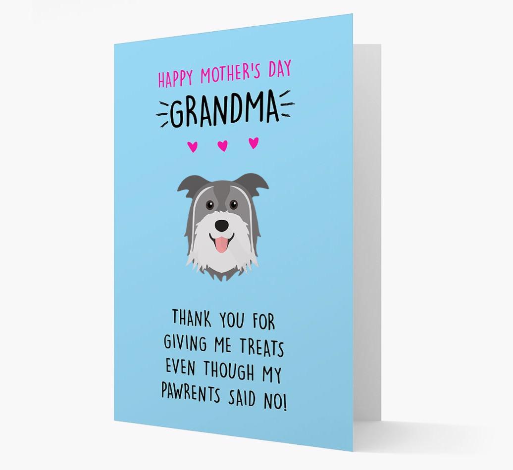'Happy Mother's Day Grandma' Card with your {breedFullName} Icon