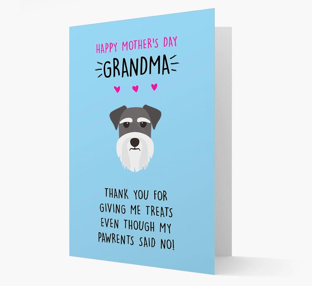 'Happy Mother's Day Grandma' Card with your {breedFullName} Icon