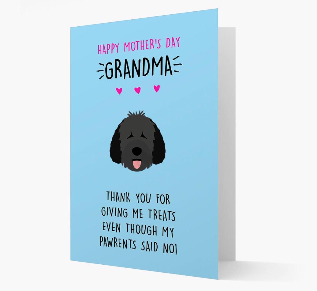 'Happy Mother's Day Grandma' Card with your {breedFullName} Icon