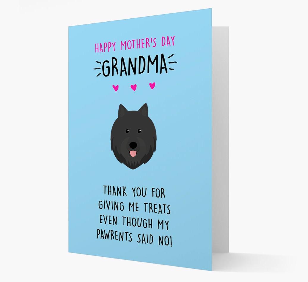 'Happy Mother's Day Grandma' Card with your {breedFullName} Icon