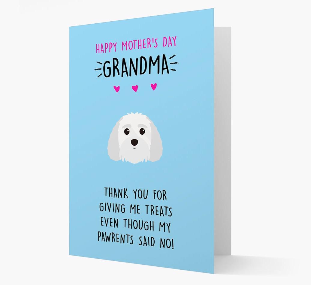 'Happy Mother's Day Grandma' Card with your {breedFullName} Icon