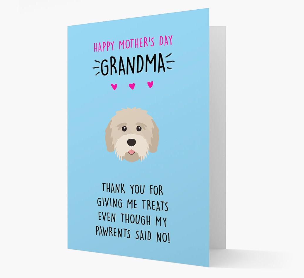 'Happy Mother's Day Grandma' Card with your {breedFullName} Icon