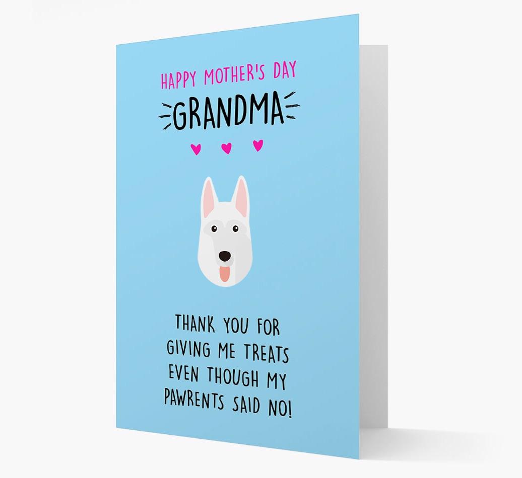 'Happy Mother's Day Grandma' Card with your {breedFullName} Icon