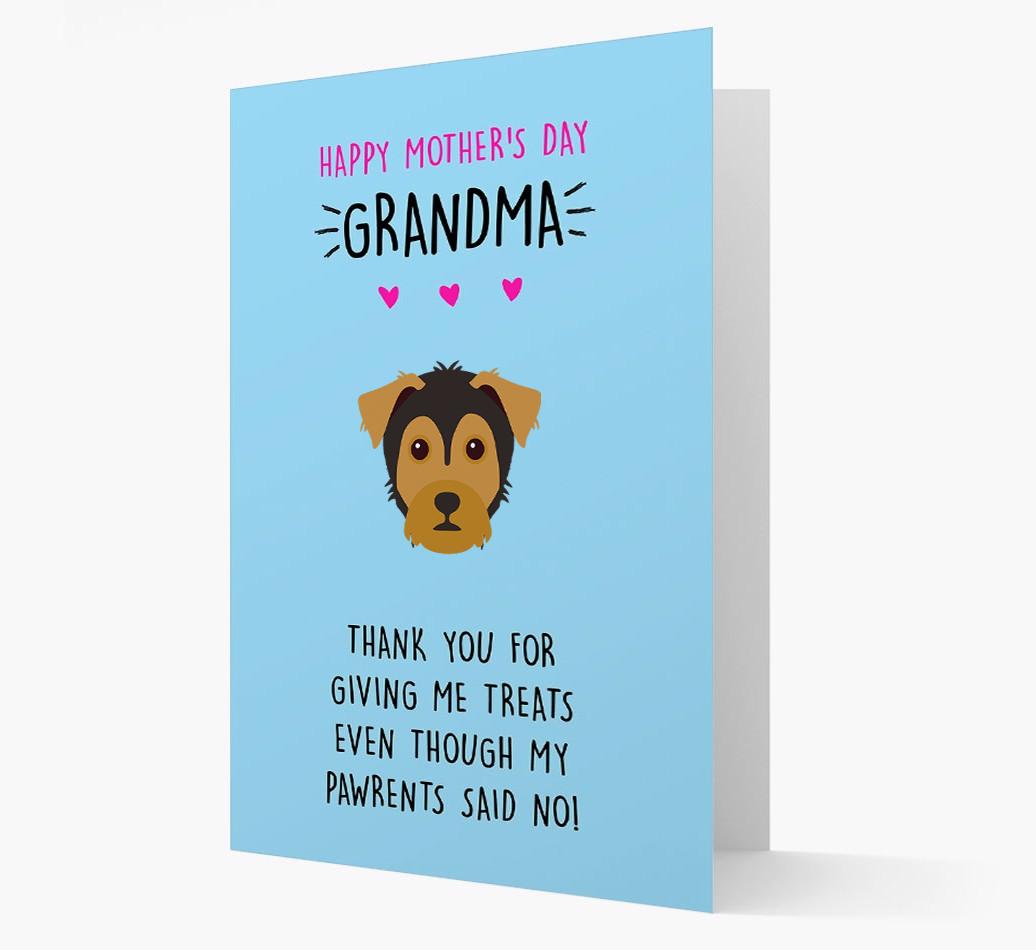 'Happy Mother's Day Grandma' Card with your {breedFullName} Icon