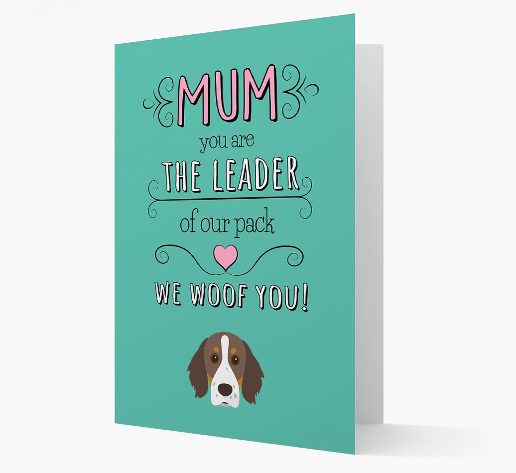 'The Leader Of Our Pack' Card with your {breedFullName} Icon