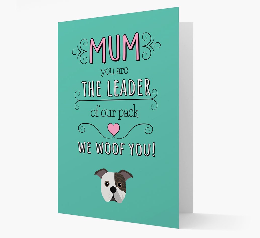 'The Leader Of Our Pack' Card with your {breedFullName} Icon