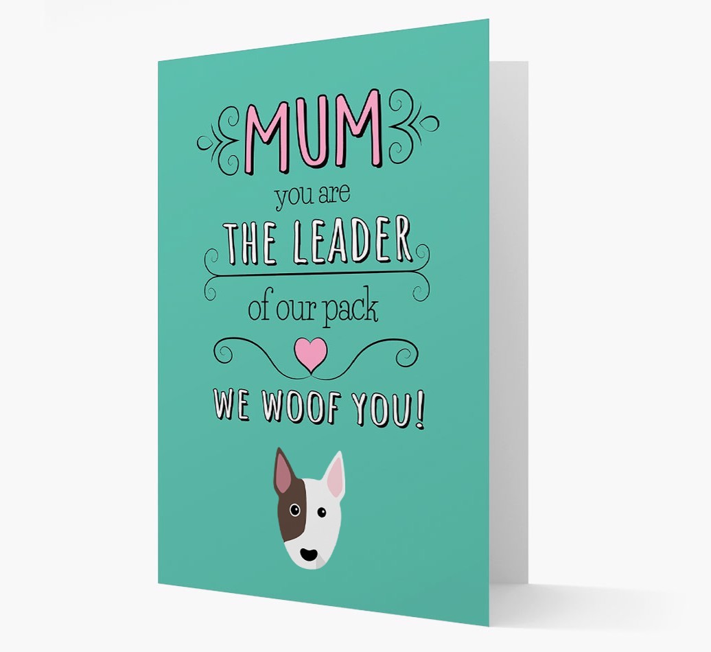 'The Leader Of Our Pack' Card with your {breedFullName} Icon