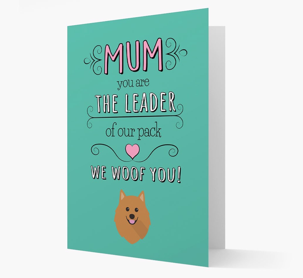 'The Leader Of Our Pack' Card with your {breedFullName} Icon