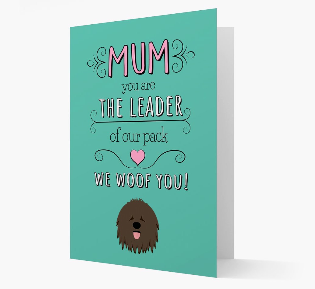 'The Leader Of Our Pack' Card with your {breedFullName} Icon
