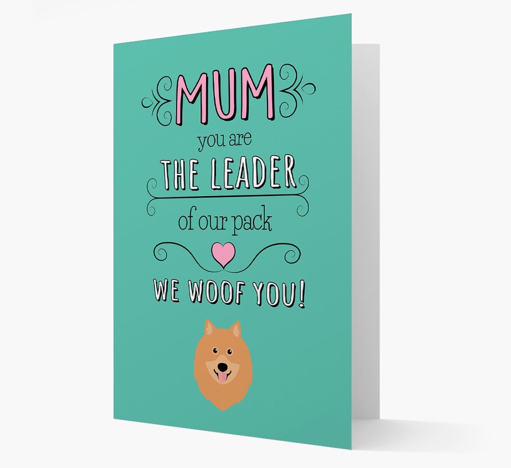 'The Leader Of Our Pack' Card with your {breedFullName} Icon