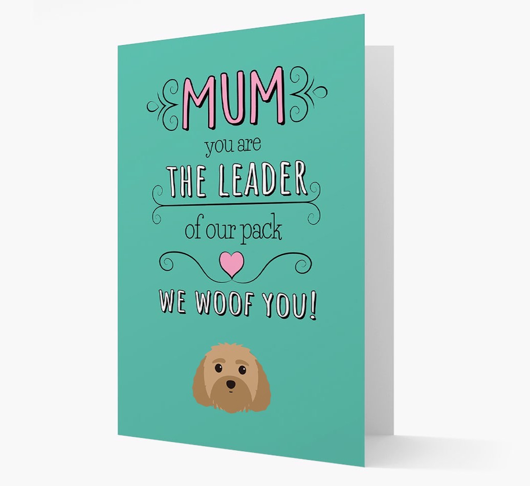 'The Leader Of Our Pack' Card with your {breedFullName} Icon