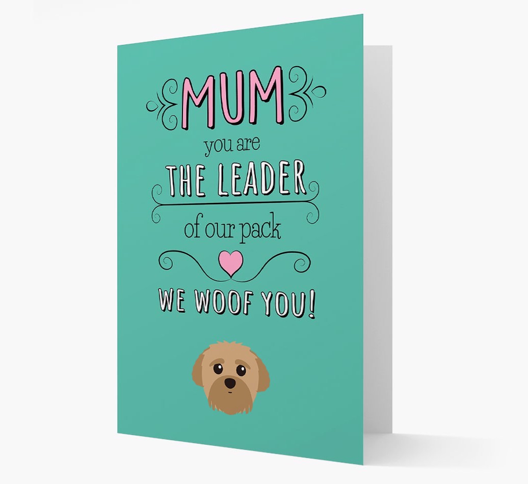 'The Leader Of Our Pack' Card with your {breedFullName} Icon