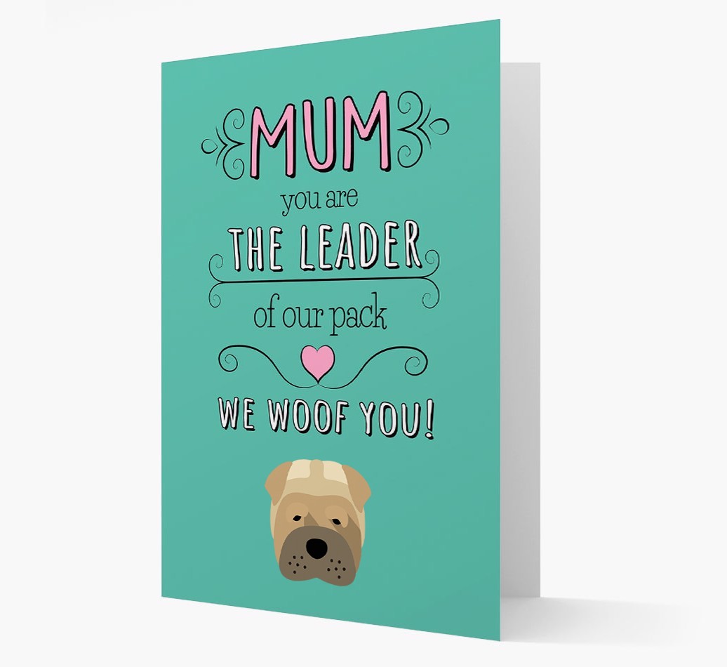 'The Leader Of Our Pack' Card with your {breedFullName} Icon