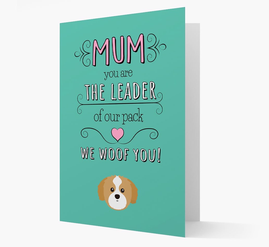 'The Leader Of Our Pack' Card with your {breedFullName} Icon