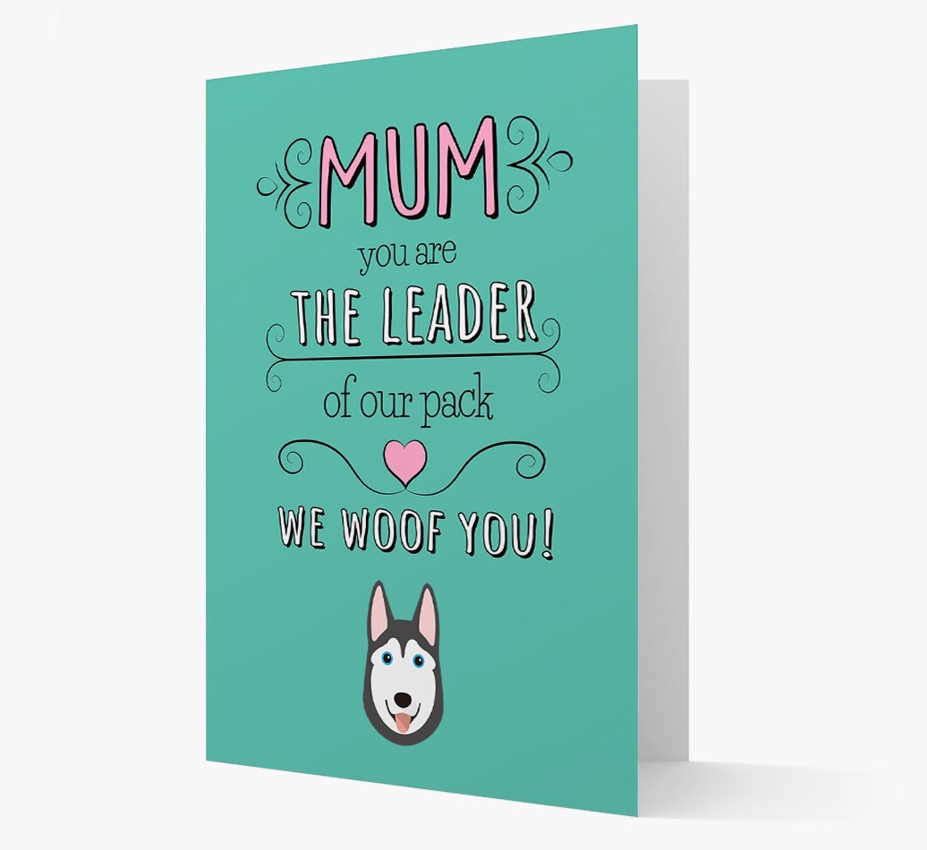 'The Leader Of Our Pack' Card with your {breedFullName} Icon