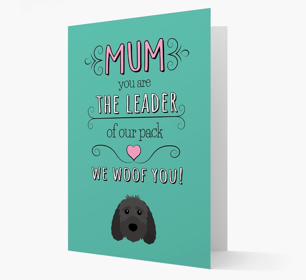 'The Leader Of Our Pack' Card with your {breedFullName} Icon