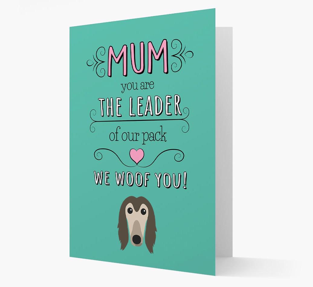 'The Leader Of Our Pack' Card with your {breedFullName} Icon