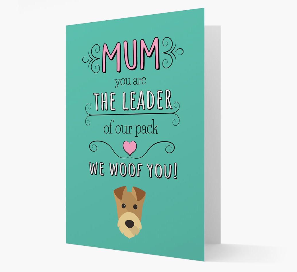 'The Leader Of Our Pack' Card with your {breedFullName} Icon