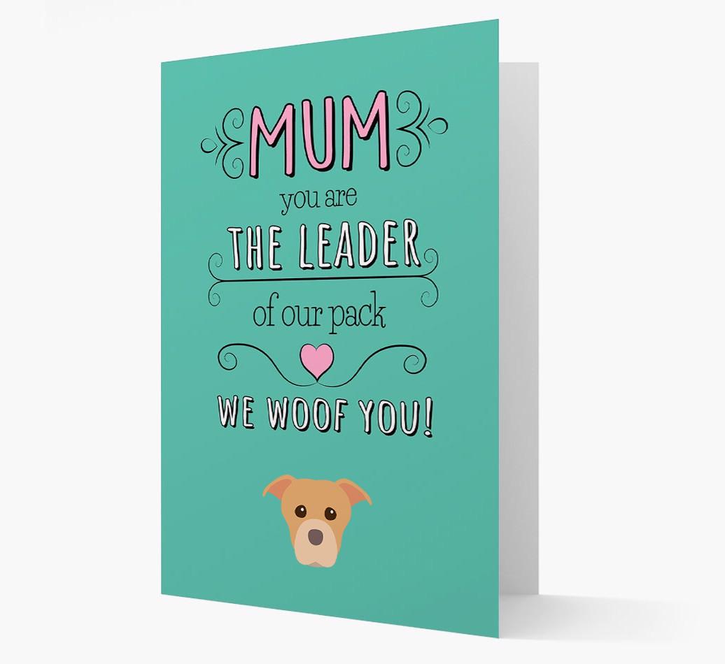 'The Leader Of Our Pack' Card with your {breedFullName} Icon