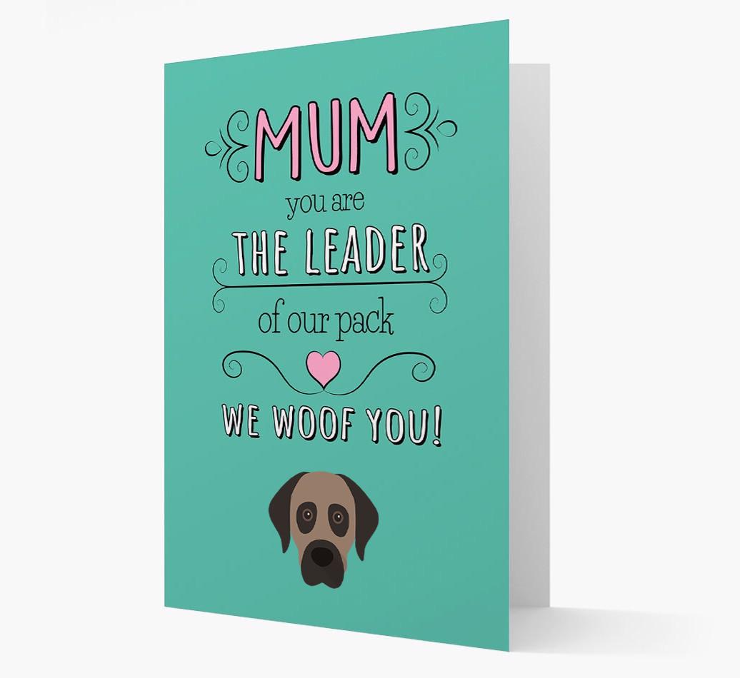 'The Leader Of Our Pack' Card with your {breedFullName} Icon