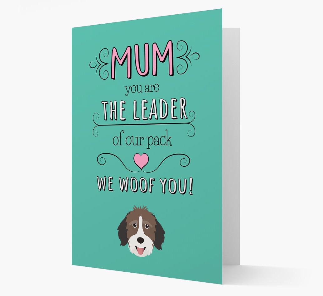'The Leader Of Our Pack' Card with your {breedFullName} Icon