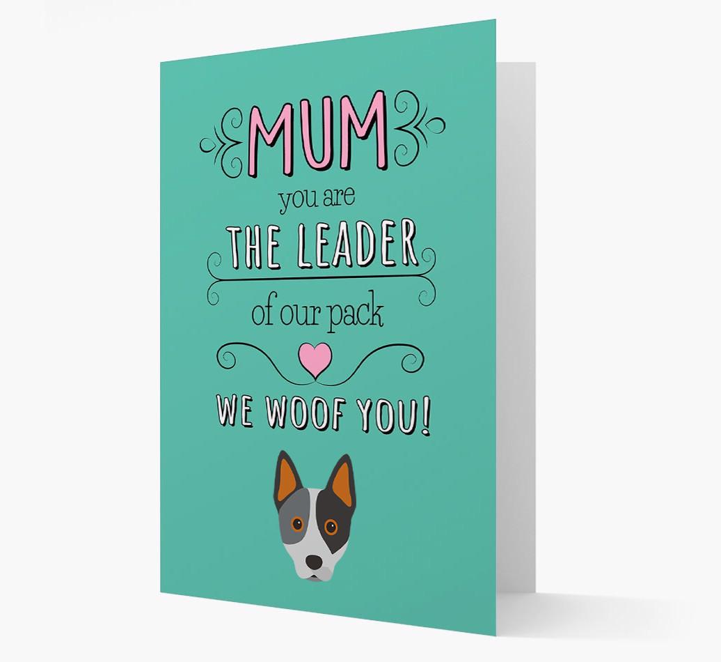 'The Leader Of Our Pack' Card with your {breedFullName} Icon