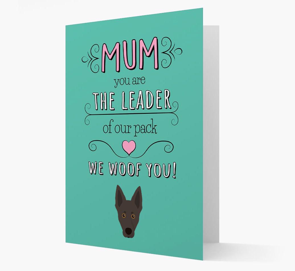 'The Leader Of Our Pack' Card with your {breedFullName} Icon