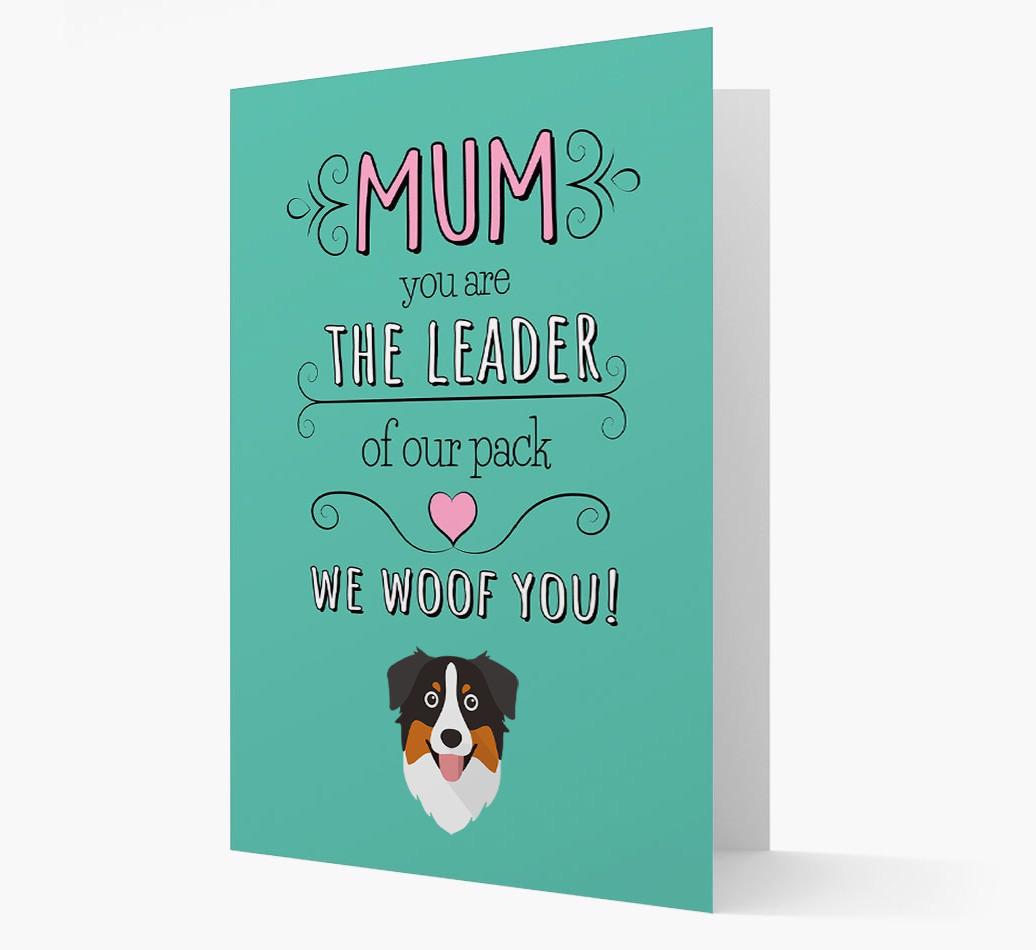 'The Leader Of Our Pack' Card with your {breedFullName} Icon