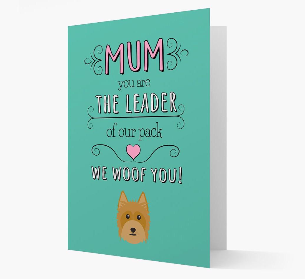 'The Leader Of Our Pack' Card with your {breedFullName} Icon