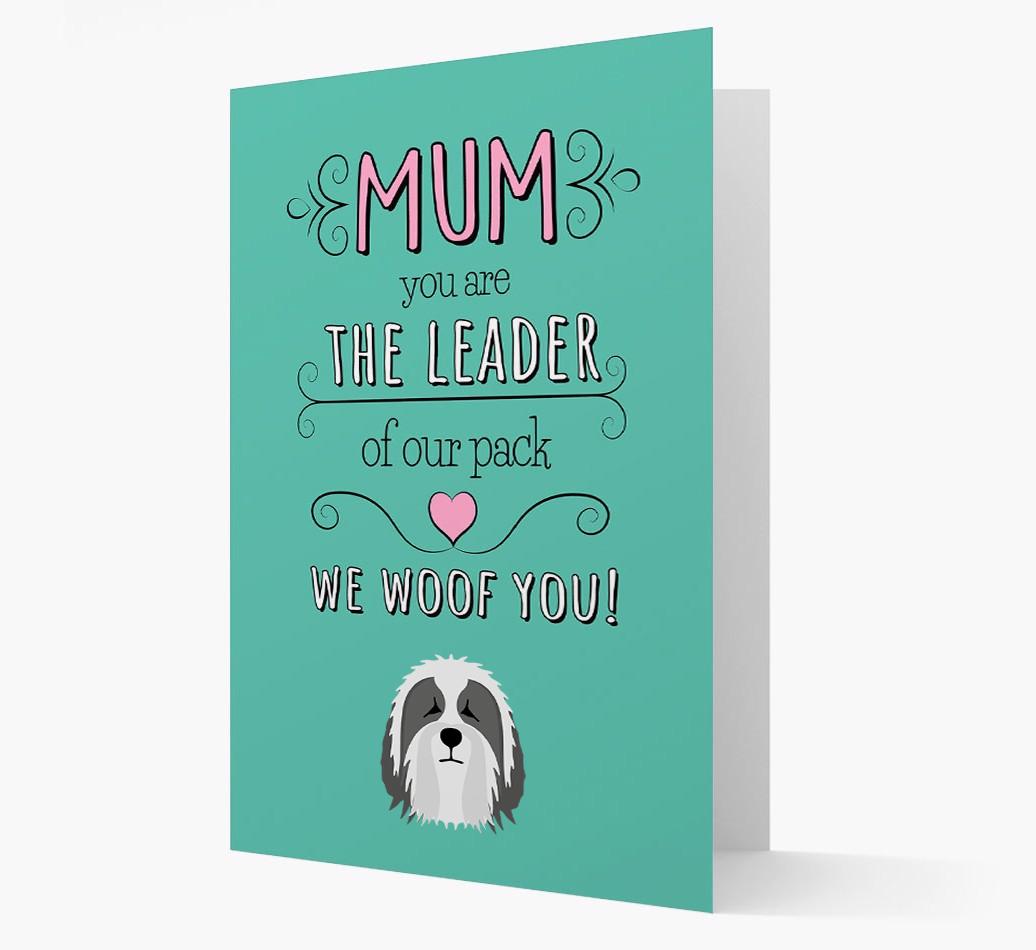 'The Leader Of Our Pack' Card with your {breedFullName} Icon