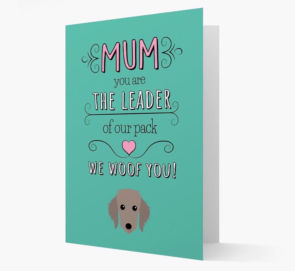 'The Leader Of Our Pack' Card with your {breedFullName} Icon