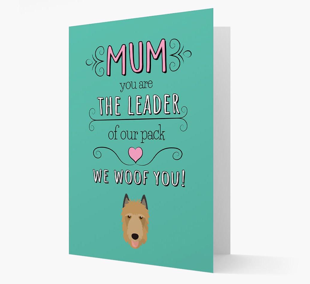 'The Leader Of Our Pack' Card with your {breedFullName} Icon