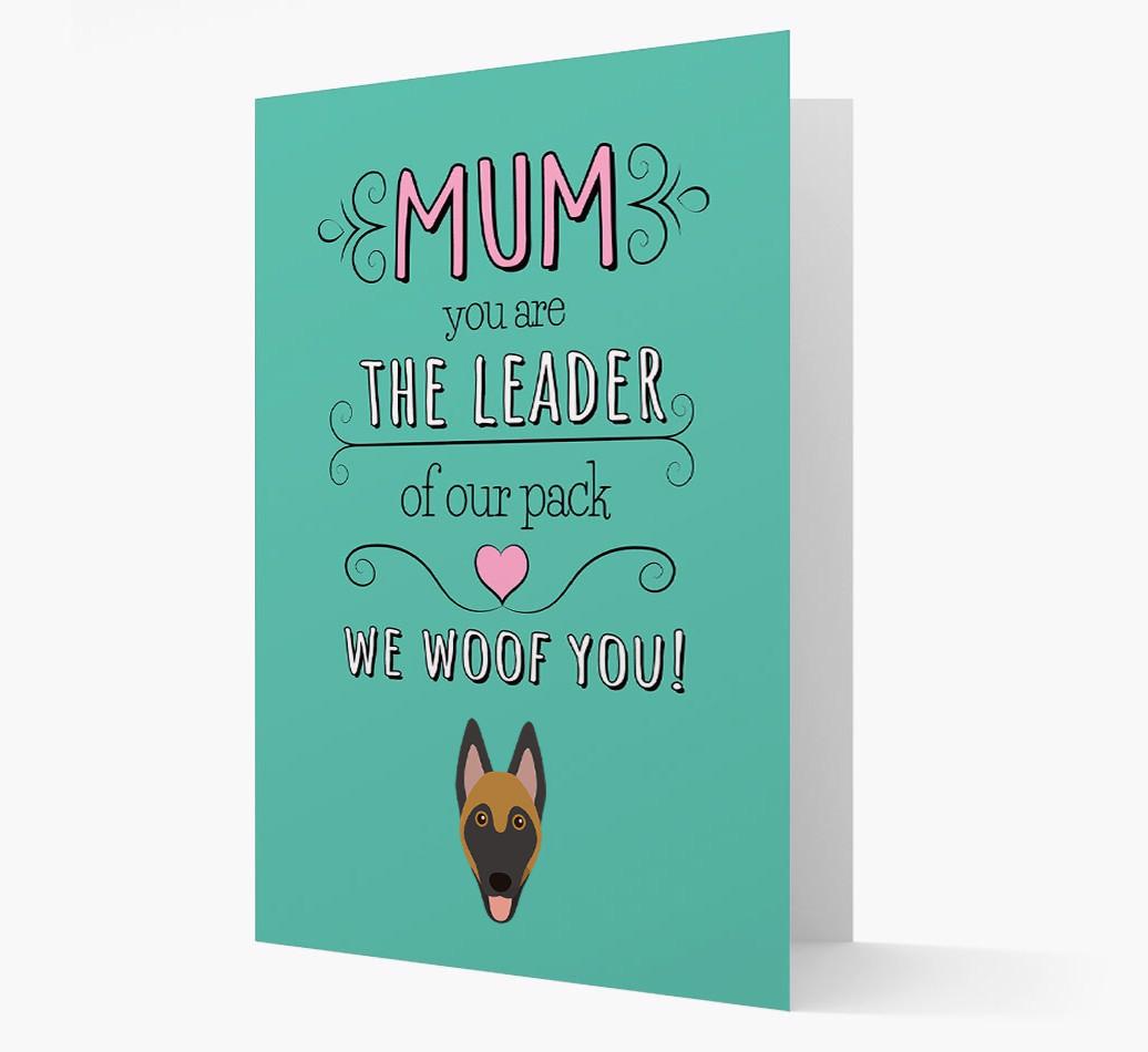 'The Leader Of Our Pack' Card with your {breedFullName} Icon