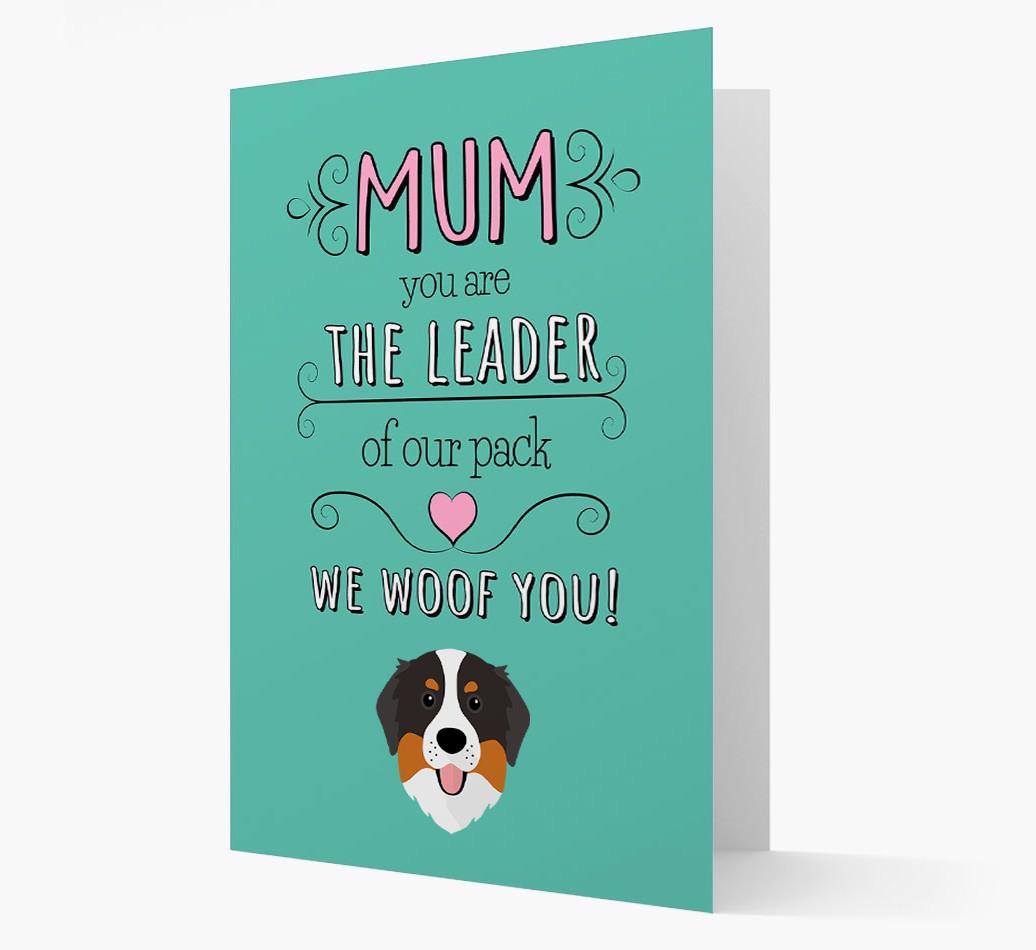 'The Leader Of Our Pack' Card with your {breedFullName} Icon