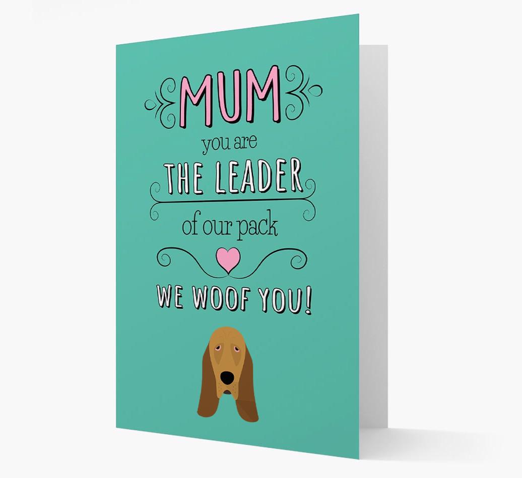 'The Leader Of Our Pack' Card with your {breedFullName} Icon