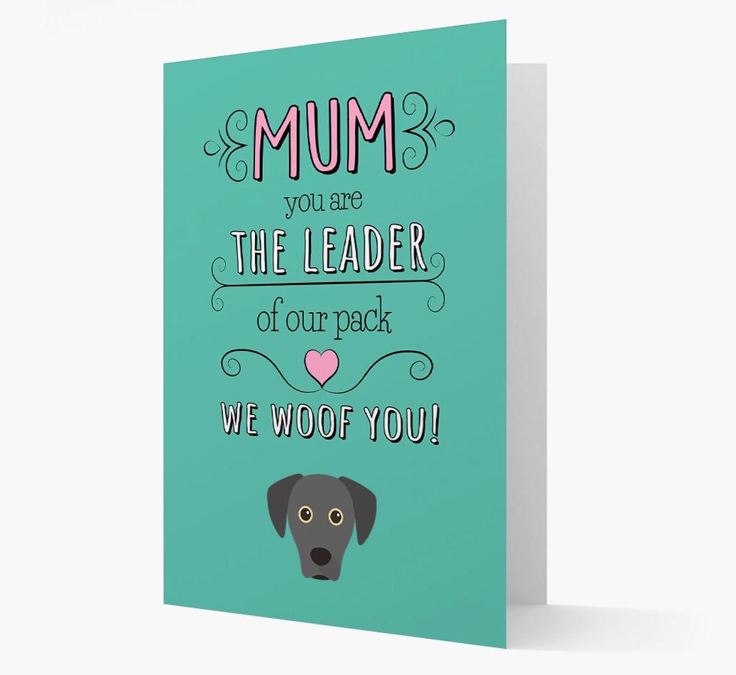 'The Leader Of Our Pack' Card with your {breedFullName} Icon