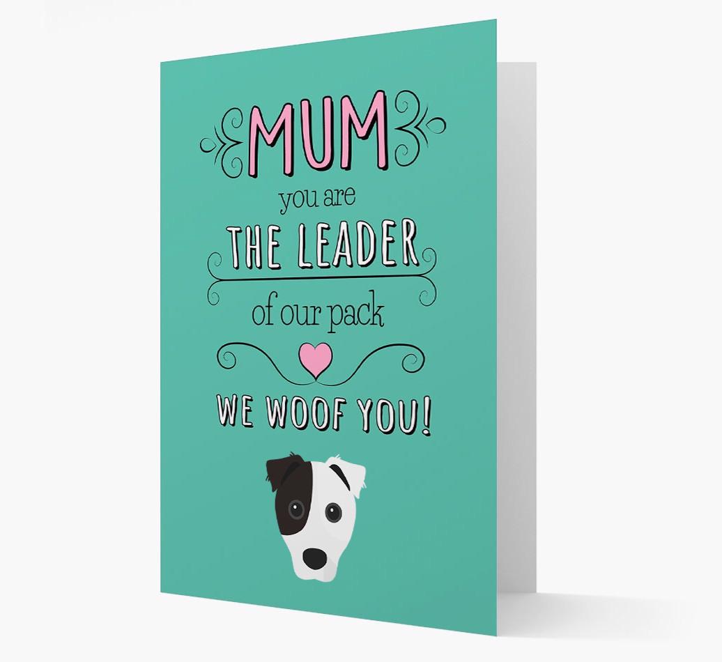 'The Leader Of Our Pack' Card with your {breedFullName} Icon