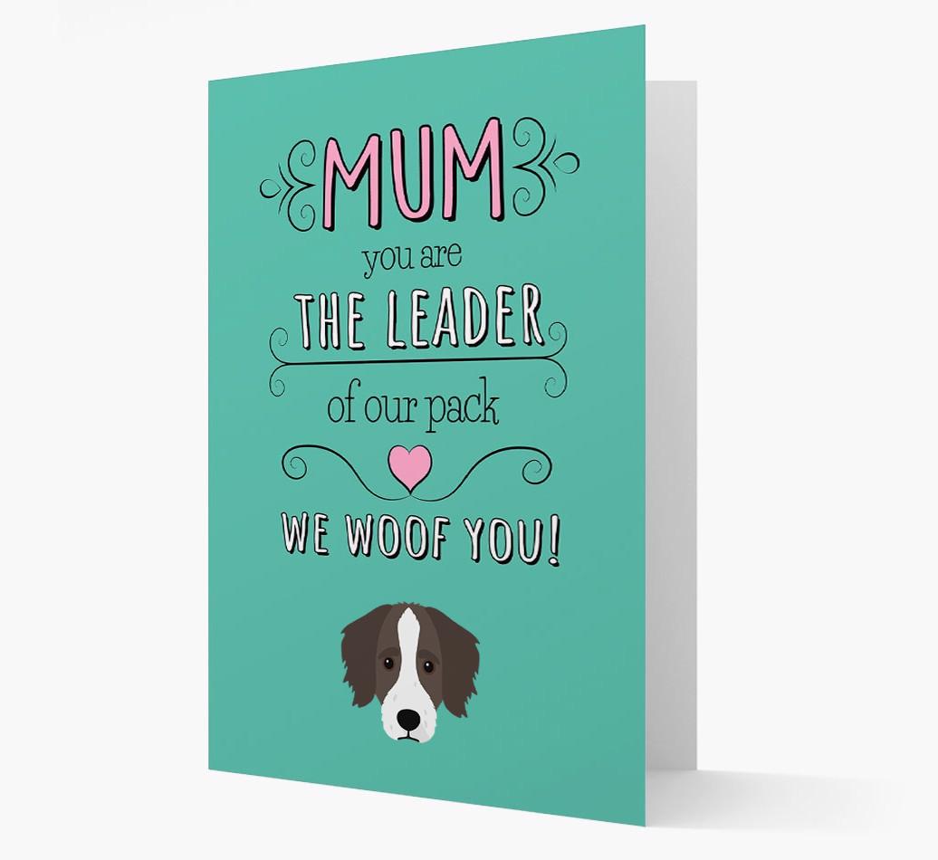 'The Leader Of Our Pack' Card with your {breedFullName} Icon