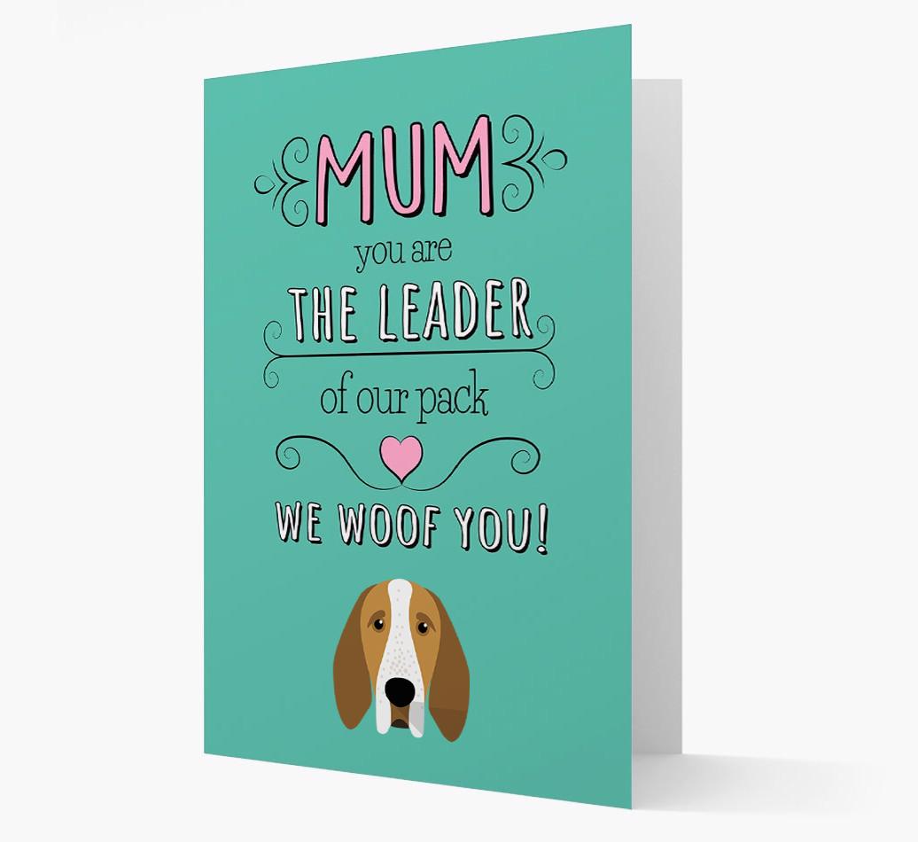 'The Leader Of Our Pack' Card with your {breedFullName} Icon