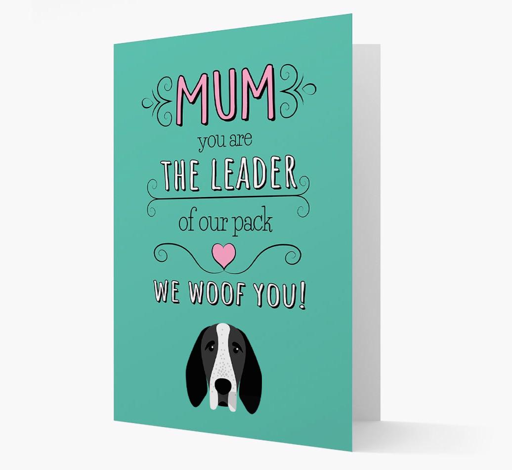 'The Leader Of Our Pack' Card with your {breedFullName} Icon