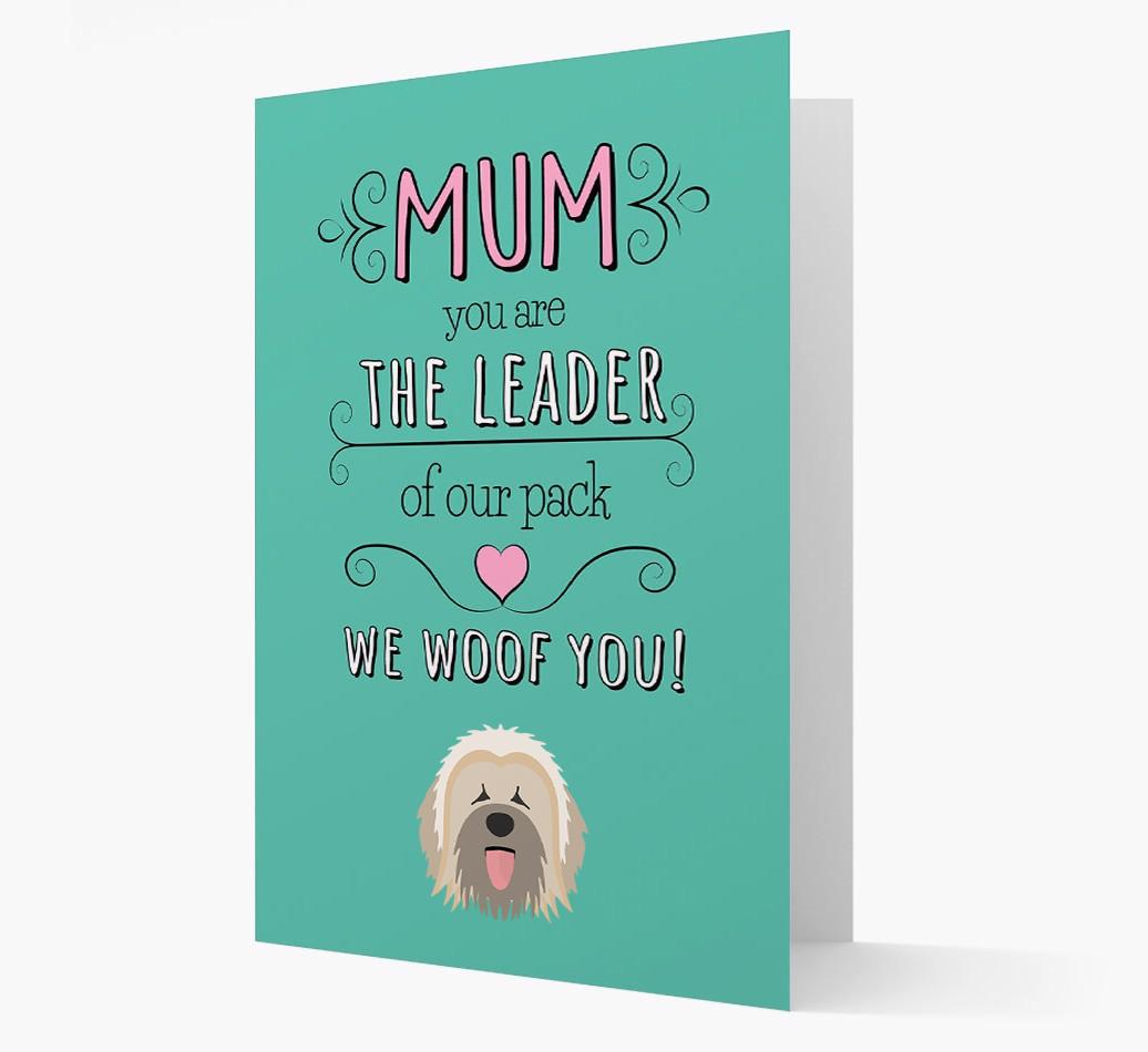 'The Leader Of Our Pack' Card with your {breedFullName} Icon