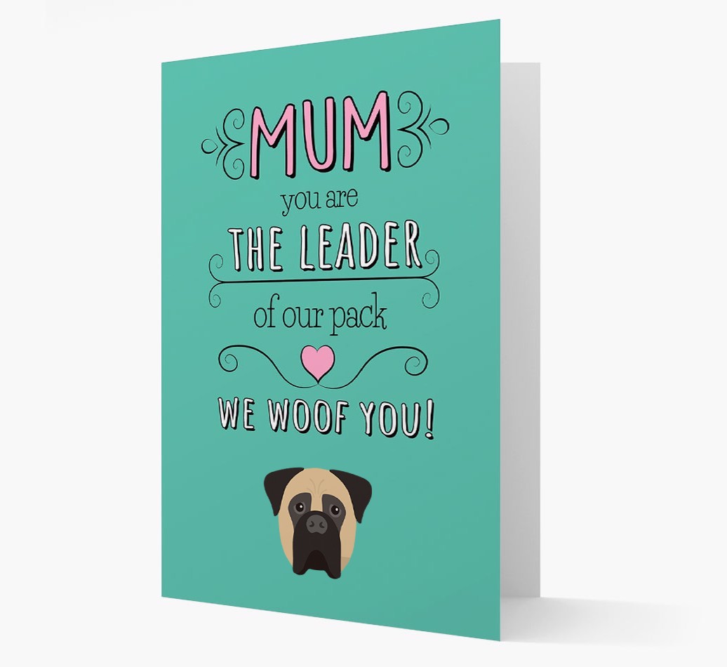 'The Leader Of Our Pack' Card with your {breedFullName} Icon
