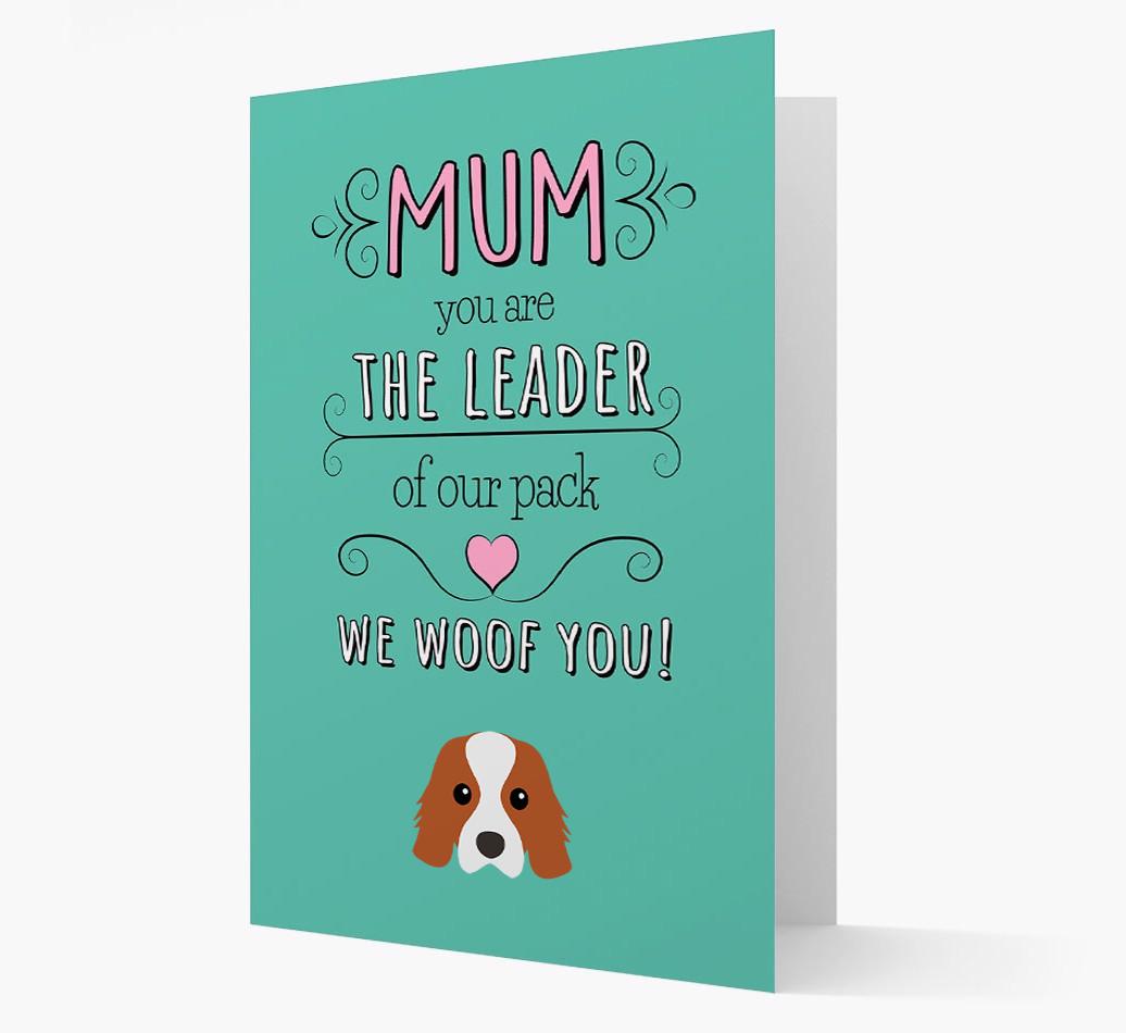 'The Leader Of Our Pack' Card with your {breedFullName} Icon