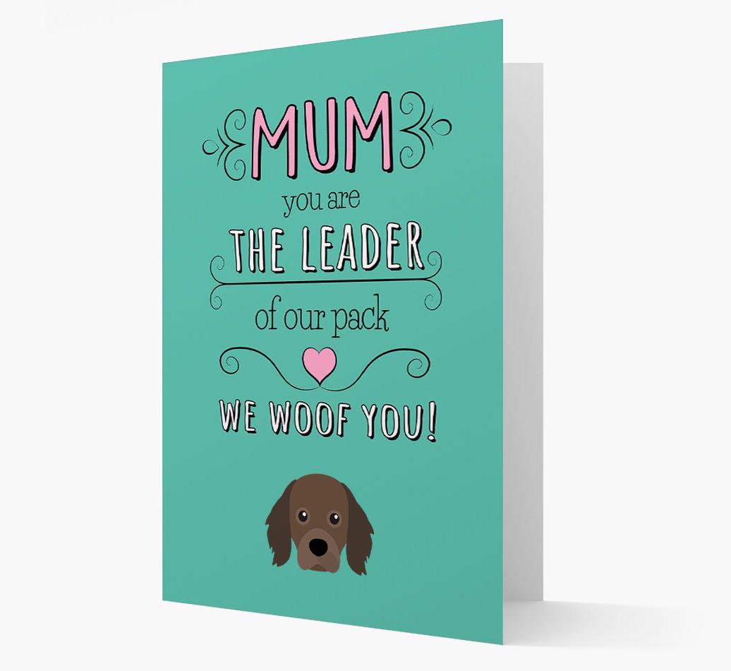 'The Leader Of Our Pack' Card with your {breedFullName} Icon
