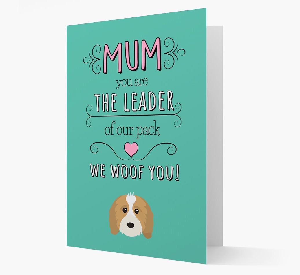 'The Leader Of Our Pack' Card with your {breedFullName} Icon