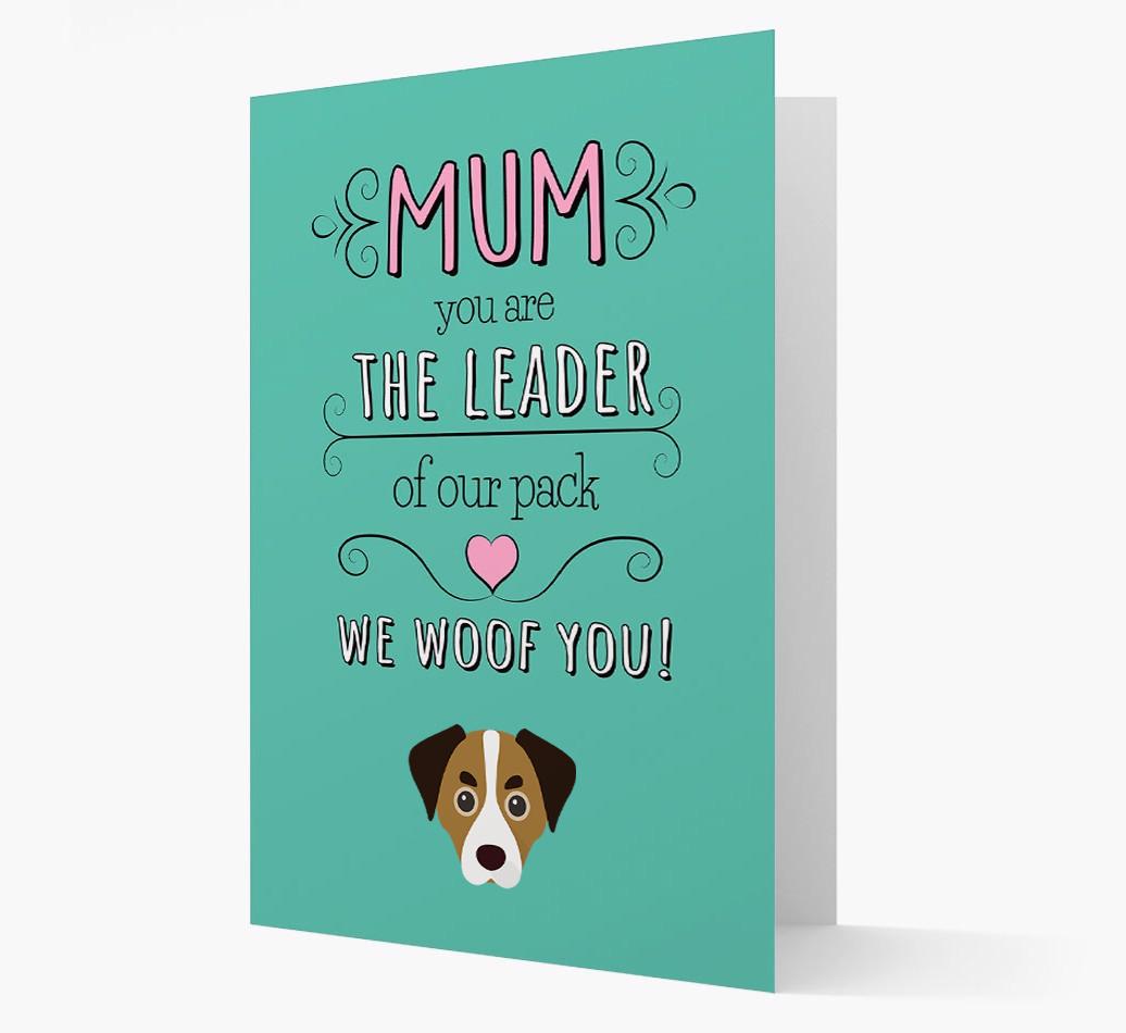 'The Leader Of Our Pack' Card with your {breedFullName} Icon