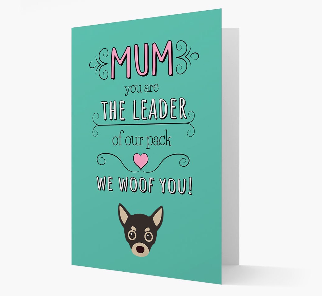 'The Leader Of Our Pack' Card with your {breedFullName} Icon
